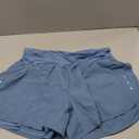 Ksmien Women's 2 in 1 Running Shorts - Lightweight Athletic Workout Gym Yoga Shorts Liner with Phone Pockets Medium