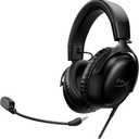 HyperX Cloud III Wired Gaming Headset, PC, PS5, Xbox Series X|S, Angled 53mm Drivers, DTS Spatial Audio, Memory Foam, Durable Frame, Ultra-Clear 10mm Mic, USB-C, USB-A, 3.5mm Black