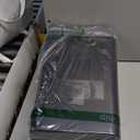 N. NETDOT 3 Pack Small Trash Can with lid, 1.8 Gallon Bathroom Trash Can,Garbage Can Slim Trash Bin Waste Basket for Bathroom,Kitchen,Bedroom,Living Room,Office,Laundry - Black