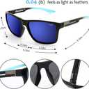 INFI Fishing Polarized Sunglasses for Men Driving Running Golf Sports Glasses Square UV Protection Designer Style Unisex