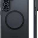 TORRAS Magnetic for Samsung Galaxy S26 Case, [12FT Military-Grade Protection] [Fit for MagSafe] Shockproof Protective Slim Case for Samsung S26 Case, DIY Buttons Thin Matte, Translucent Black