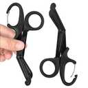 2 Pack Trauma Shears, 5.8 Inch Stainless Steel Medical Scissors, Bandage Scissors with Carabiner, Nursing Scissors Surgical Scissors for Nurses, Doctors, Nursing Students, EMT and EMS