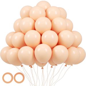 105pcs Pastel Orange Balloons 12inch Party Latex Balloons for Boys Girls Birthday Baby Shower Gender Reveal Wedding Sunflower Party Decorations