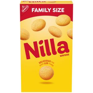 NILLA Wafers Cookies, Vanilla Wafers, Family Size, 15 oz, Best Before 10/30/2025
