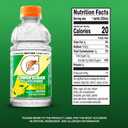 2 x Gatorade Lower Sugar Electrolyte Sports Drink, Lemonade, 12 fl oz Bottles, (12 Pack), 75% Less Sugar, No Artificial Flavors, No Artificial Sweeteners, No Artificial Colors, Hydration (EXP 11/15/28)