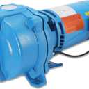 1/2 HP Residential Shallow Well Jet Pump, Heavy-Duty Cast Iron Self-Priming Water Pump for Home Water Supply & Garden Irrigation,115V