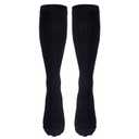 Truform Compression Socks, 8-15 mmHg, Men's Dress Socks, Knee High Over Calf Length, Navy, X-Large