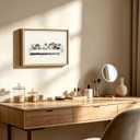 Framed The Last Supper Sketch Wall Art, Christian Religious Canvas Print Poster, Minimalist Bible Wall Decor for Living Room Bedroom, Framed Canvas Painting for Home Decoration
