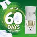 Air Wick Plug in Scented Oil Starter Kit, 2 Warmers + 6 Refills, Fresh Linen, Same Familiar Smell of Fresh Laundry, Eco Friendly, Essential Oils, Air Freshener