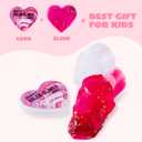 JOYIN 30 PCS Valentines Day Clear Slime Hearts for Kids Classroom Exchange Prizes, Valentine Party Favors, Gift Exchange