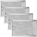 WB06X10309 Microwave Oven Grease Filter 7-5/8 x 5" Compatible with GE WB06X10359 Microwave Filter Replacement Parts by AMI PARTS (4 Packs)