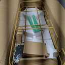 Lallisa 3 Pcs 2.5 Gallon Beverage Dispensers for Parties Glass Drink Water Dispenser with Stand Stainless Steel Leakproof Spigot Ice Cylinder Hanging Chalkboard Signs Pen (Silver)