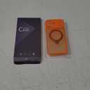 360 Spin Magnetic Stand for iPhone 17 Pro Max Case, [Fit for MagSafe][Military Protection][Full Camera Protection] Adjustable Kickstand iPhone Case for iPhone 17 Pro Max 6.9", Cosmic Orange