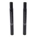 MY MIRONEY 2PCS Bike Seatpost Matte Black Bike Seat Post with Scale Aluminum Alloy Bicycle Seat Post Replacement for Road & Mountain Bike, 30.9 x 500mm