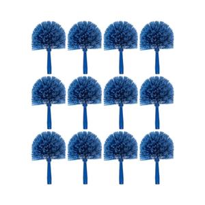 SPARTA Flo-Pac Rounded Duster Cleaning Duster with Electrostatically Charged Bristles for Cleaning, 9 X 7 X 7 Inches, Blue, (Pack of 12)