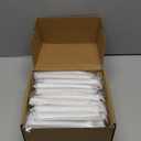 goldenwarm 25 Pack 3 in Cabinet Pulls White Drawer Pulls White Cabinet Handles Square Bar Handles Kitchen Drawer Hardware Stainless Steel Dresser Hardware for Cupboard Bathroom (3in Hole Centers)