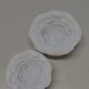 Peony Candle Molds 2pcs 3.14 inch and 2.55 inch Big Flower Silicone Candle Mold Peony Fondant Mold for Jelly Chocolate Mousse Cake Decor 3D Candle Soap Floral Epoxy Resin Casting Clay Mould