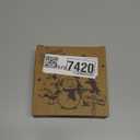 Christmas Bathroom Box Sign Decoration 5"x5", Green Wooden Box Signs Indoor Square Block Artwork for Decor Holiday Winter Sign Plaque