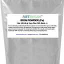 Fine Iron Powder for Cold Casting and Molding - Polyurethane Resin for Making Sculptures and Statues | Home and Office Decors - 1 Lb/325-mesh