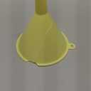 Plastic Kitchen Funnel Set of 3, Round Kitchen Funnels for Filling Bottles, Durable and Multifunctional Funnels for Filling Canning, Cooking, Lab or Car Oil (Milk Yellow)