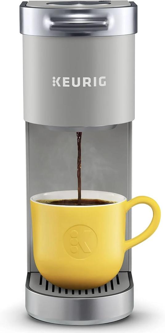 Keurig K-Mini Plus Single Serve K-Cup Pod Coffee Maker, with 6 to 12oz Brew Size,Gray  | 6 to 12oz Brew Size
