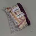 jinchan Colorful Striped Linen Kitchen Curtains 24 Inch Tier Curtains Farmhouse Modern Cafe Small Window Treatments Light Filtering Rod Pocket for Living Room Bathroom 2 Panels Multi Red