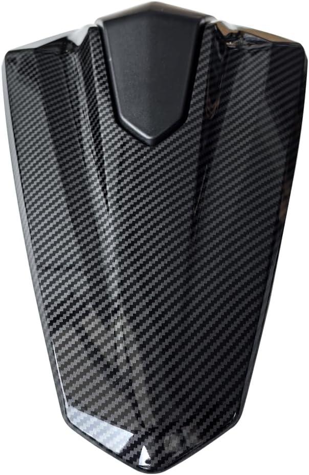 Motorcycle Rear Seat Cowl Tail Seat Cover Fairings Compatible with Kawasaki Ninja 400 Z400 EX400 ER400 2018-2023 Carbon Fiber Style