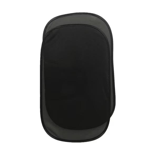 2Pcs Black Car Sun Shade for Windows with Static Cling Mesh for Sun Protection
