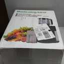 Cold Press Juicer, 5.5inch Wide Feed Chute Juicer Machine, Slow Masticating Juicer for Whole Vegetables & Fruits, Black