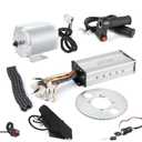 Kunray 1600W 48V Go Kart Electric Motor Kit,Throttle,33A Speed Controller | Electric Motor BLDC, T8F Chain, Volt digit display Throttle,Pedal,for E-scooter Motorcycle Engine ATV DIY Upgrade Motor Kit