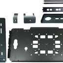 L2R for Jeep Wrangler JL 2-Door 2018-2024 Tailgate Storage Rack Foldable Interior Trim Trunk Storage Rack Table Board Extension