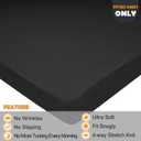 Stretch Full/Full XL Size Fitted Sheet Only - 4-Way Stretchy Jersey Knit, Cozy T-Shirt Soft, Wrinkle Free, Snug Fit & Stay in Place, No More Slipping Off for Mattress (Deep: 5"-16") - Dark Gray