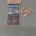 wellhouse Waterproof Phone Pouch, Waterproof Phone Case for iPhone 16 15 14 13 12 Pro Max XS Samsung, IPX8 3D Cellphone Dry Bag Beach Essentials (1 Pack - Pink7.0, 7 inch)