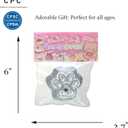 2 x Taba Squishy Cat Paw Squeeze Toys,Sensory Fidget Toy for Your Best Mellow and Chill,Birthday Gift, Squishy Toys for Adults (Blue Transparent)