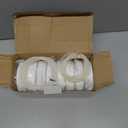 AOZITA 16-Pack Plastic Mason Jar Lids - 8 Regular Mouth and 8 Wide Mouth Jar Lids - Plastic Storage Caps for Ball, Kerr Canning Mason Jars - 100% Sealing & Dishwasher Safe & Food Grade