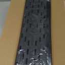 SPACEKEEPER Slim Rolling Storage Cart, 3 Tier Bathroom Storage Organizer Laundry Room Utility Cart Mobile Shelving Unit, Multi-Purpose for Kitchen Office Bathroom Laundry Narrow Places, Black