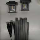 16-Pack Solar Lights Outdoor (Extra-Bright & Smart Auto On/Off), Solar Powered Garden Lights, Waterproof Solar Pathway Lights for Landscape, Path, Yard, Patio, Driveway, Walkway Decor (Warm White)