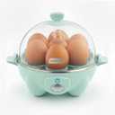 Dash Rapid Egg Cooker - Boiler, Poacher & Steamer - Includes Measuring & Recipe Guide - Dishwasher Safe - BPA Free - Holds 7 Eggs, Aqua