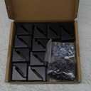 20 Sets 2020 Aluminum Extrusion Corner Brackets - 20 Series 90 Degree Right Angle Connectors with M5 Bolts & Nuts, Compatible with 20/20 80/20 2040 T V Slot Black Aluminum Profiles