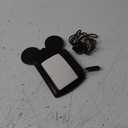 Mouse Ears Card Holder,PU Lovely Lanyard Family Toys for Girl Woman