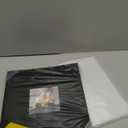 Popotop Photo Album Self Adhesive with Picture Display Window,40 Pages DIY Scrapbooking Supplies Kit for 4x6 8x10 Picture,Linen Cover Memory Book for Baby Wedding, with Scraper and Metallic Pen (Black)