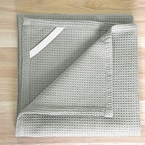 6 pieces of towels 2-13x12.5" 2-28x15", 2-58x30"
