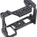 CNC Aluminum DSLR Camera Cage Extension Frame Cold Shoe for Sony A9 A7RIII A7III A7M3