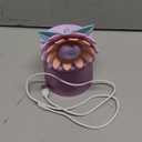 Cute Flower Mini Humidifier, 260ml Sunflower Desktop Humidifiers for Bedroom, Portable Small Cool Mist Humidification for Home, Baby Nursery, Office & Indoor Plants, USB Powered (Purple)