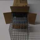 Heavy Duty Humane Live Animal Cage Trap for Squirrels (Silver)