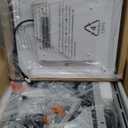 Bathroom Fan with Light and Humidity Sensor: 26W Ceiling Mount Ventilation Fan and LED Light Combo for Bathroom and Home, 100CFM, 5CCT Seletable, Dimmable & Wet Rated, ETL Certified