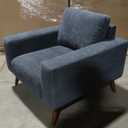 Emerald Home Heath Navy Blue Accent Chair, 29" H x 30" W x 37" L