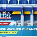 Finish Dishwasher Cleaner Liquid, Deep Cleans Hidden Grease & Limescale, Fights Odors & helps maintain Performance, 1 Year Supply, 8.45oz, 4 Bottle