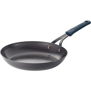Tramontina Carbon Steel 10-Inch Frying Pan with Silicone Grip, Naturally Non Stick Skillet, Oven Safe