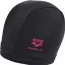 Arena Unisex Adult Smartcap Extra Soft Swim Cap for Fitness Swimmers Two-in-One Headcover for Long Hair, One Size Fits Most (Black)